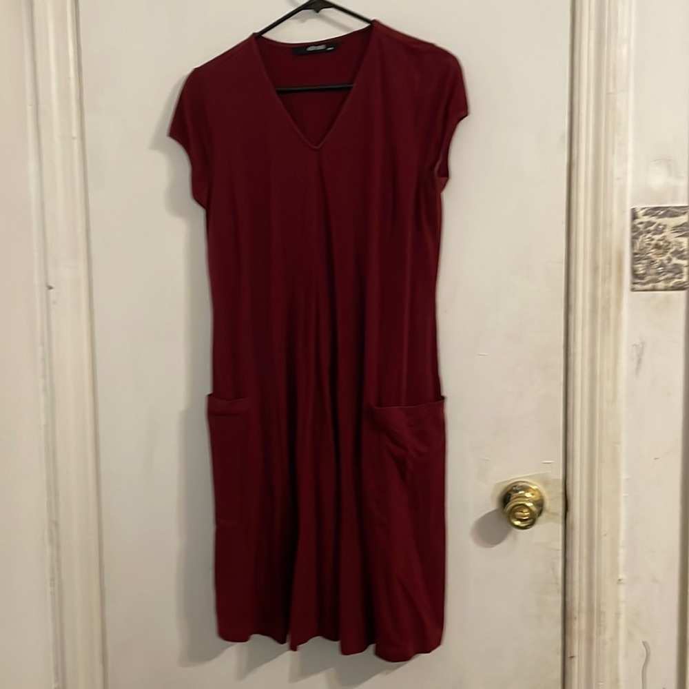 above the knee jersey dress